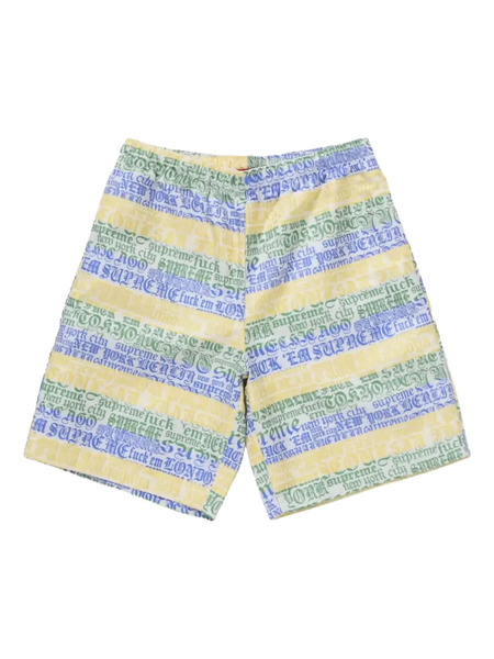  Supreme Cities Jacquard Shorts - White 