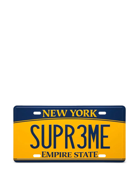 Supreme License Plate Embossed-graphic (31cm X 15cm) - Yellow 