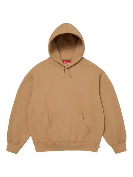  Supreme Logo Appliqué Hoodie - Brown 