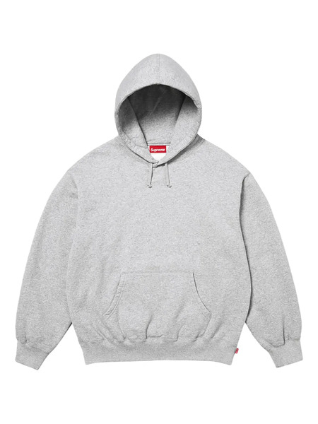  Supreme Logo Appliqué Hoodie - Grey 
