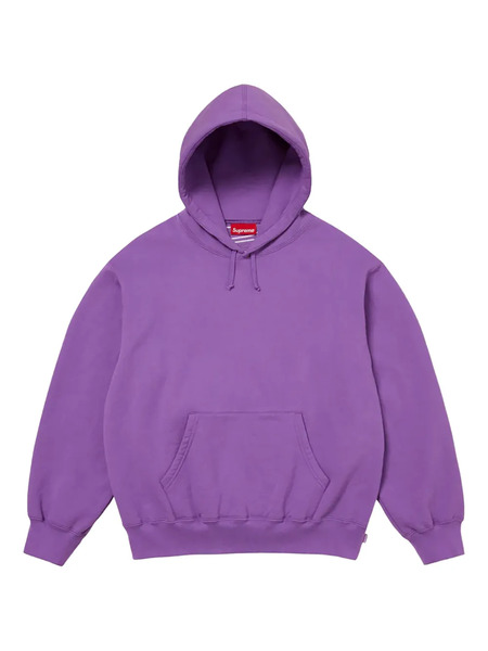  Supreme Logo Appliqué Hoodie - Purple 