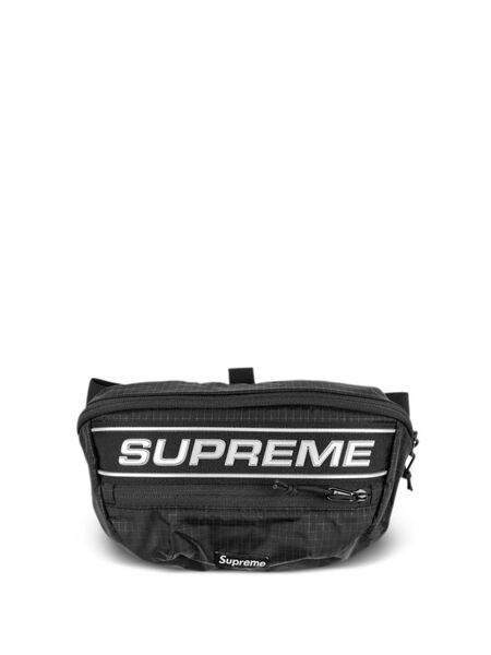  Supreme Logo-print Belt Bag - Black 