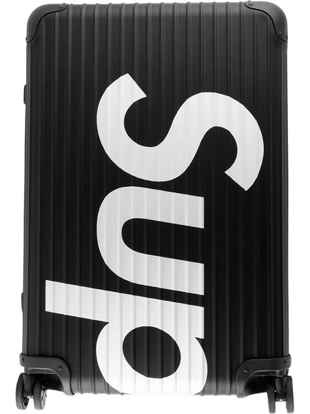  Supreme Logo Print Suitcase - Black 