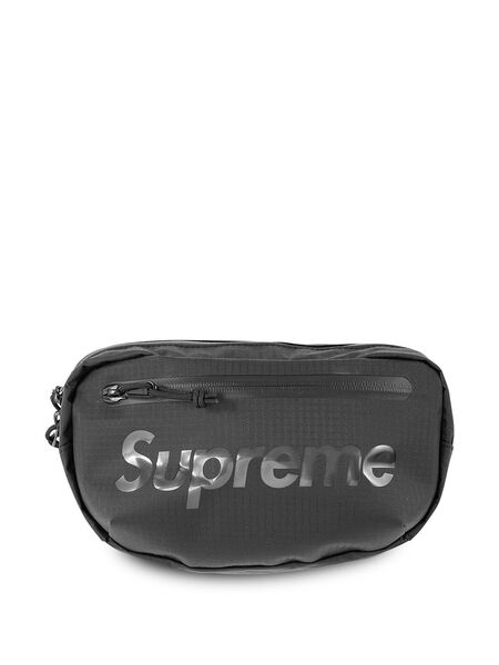  Supreme Logo-print Waist Bag - Black 