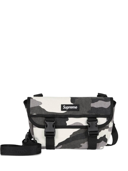  Supreme Mini Canvas Messenger Bag - Grey 