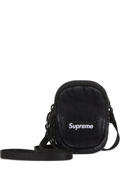  Supreme Mini Denim black Messenger Bag 