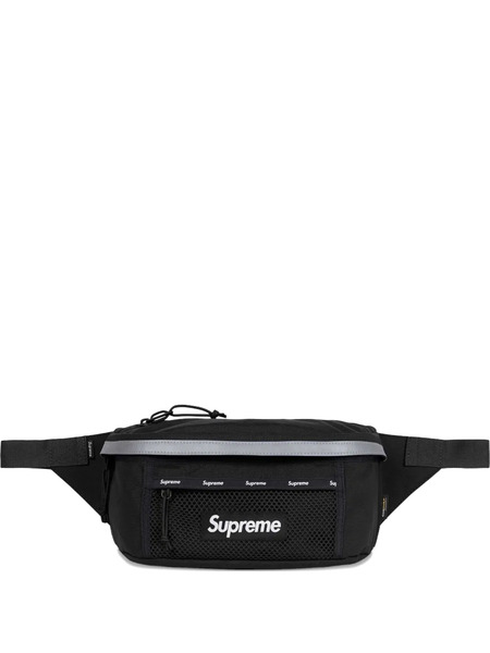  Supreme Reflective-trim Belt Bag - Black 