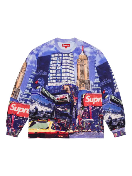  Supreme Skyline Sequin purple Top 