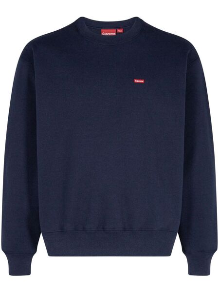  Supreme Small Box Logo Sweatshirt - Blue 