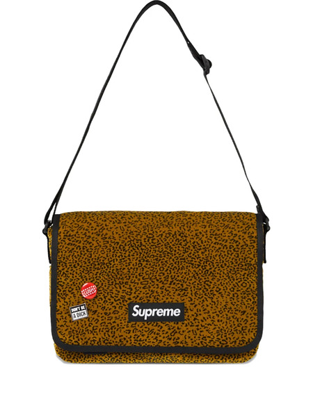  Supreme Textured Shoulder Bag - Brown 