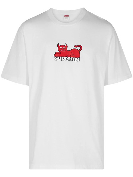  Supreme Toy Machine Devil Cat T-shirt - White 