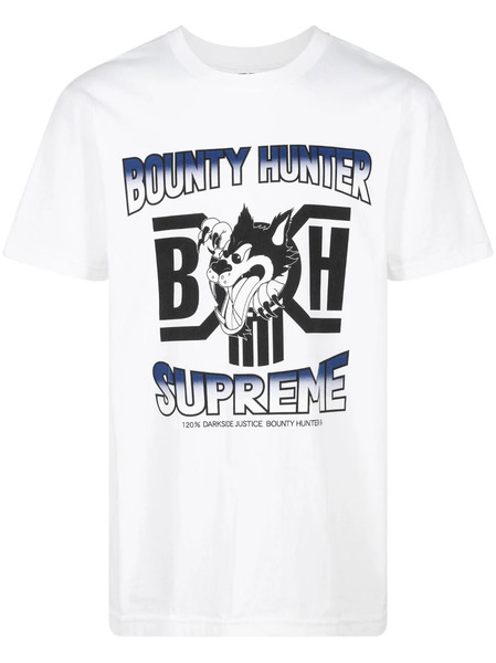  Supreme X Bounty Hunter Wolf T-shirt - White 