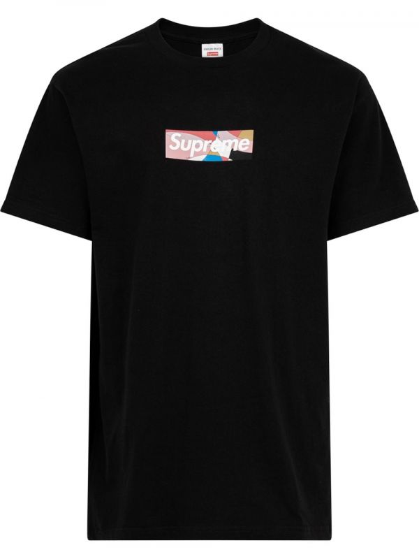  Supreme X Emilio Pucci Box Logo T-shirt - Black 