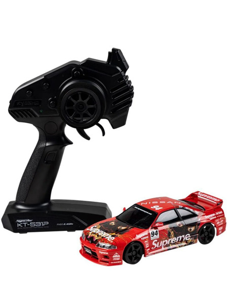  Supreme X Kyosho Mini-z Nissan Skyline Nismo R33 Rc Readyset - Red 