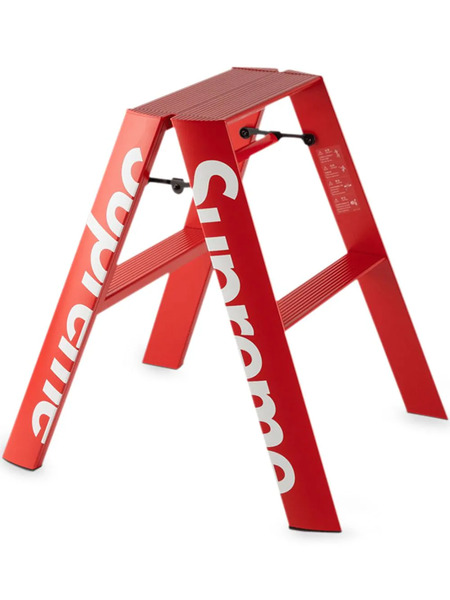  Supreme X Lucano Logo-print Step Ladder - Red 