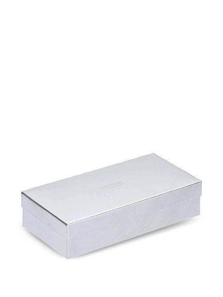  Supreme X Syuro Logo-debossed Tin Box - Silver 