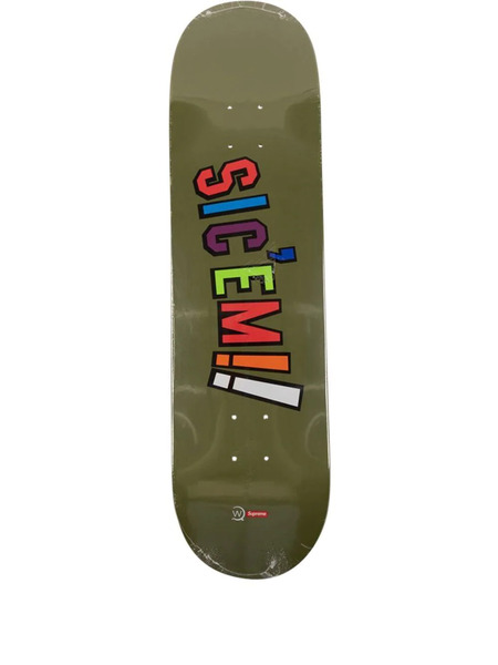  Supreme X Wtaps Sic'em! Skateboard Deck - Green 