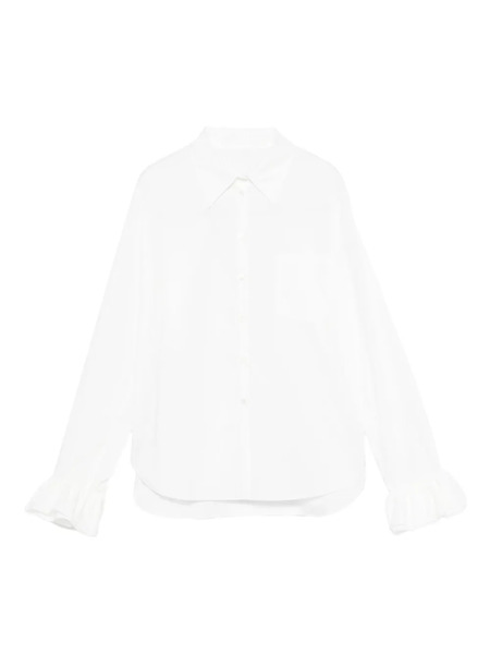  Susanne Bommer Ruffled-cuff Shirt - White 