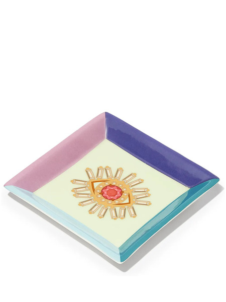  Suzanne Kalan Graphic-print Jewellery Tray - Neutrals 