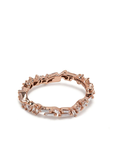  Suzanne Kalan 18kt Rose Gold Diamond Firework Ring 