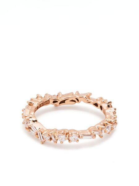  Suzanne Kalan 18kt Yellow Gold Diamond Firework Ring - Silver 