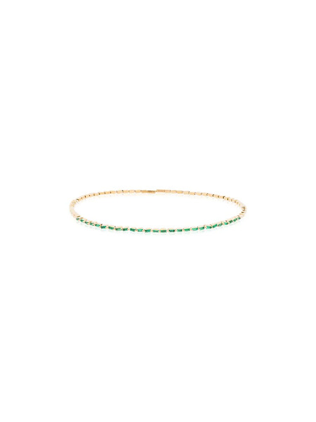  Suzanne Kalan 18kt Yellow Gold Emerald Choker 