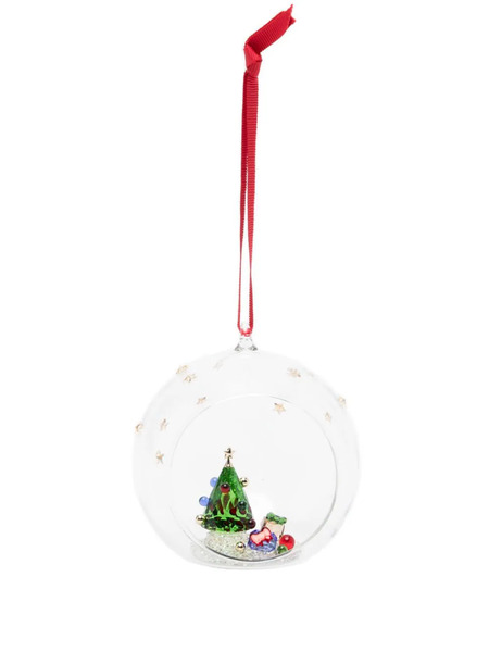  Swarovski Ball Ornament - White 
