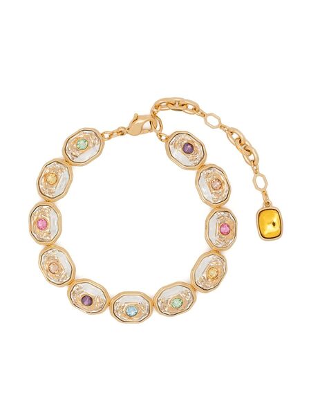  Swarovski Chroma Tennis Bracelet - Gold 
