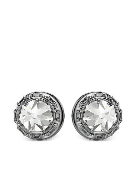 Swarovski Crystal Embellished Earrings - Silver 