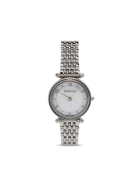  Swarovski Crystalline Wonder Round Watch - Silver 