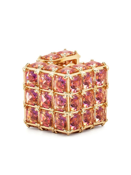  Swarovski Curiosa Single Stud Earring - Orange 