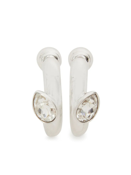  Swarovski Dextera Hoop Earrings (set Of Three) - White 