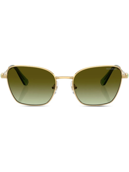  Swarovski Eyewear Oversize Sunglasses - Gold 