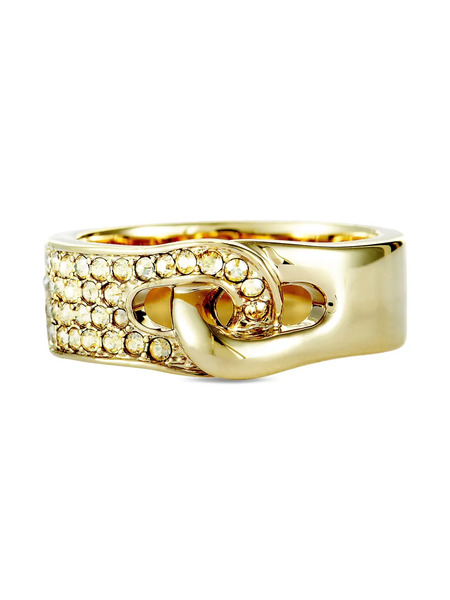  Swarovski Gallon Band Ring - Gold 