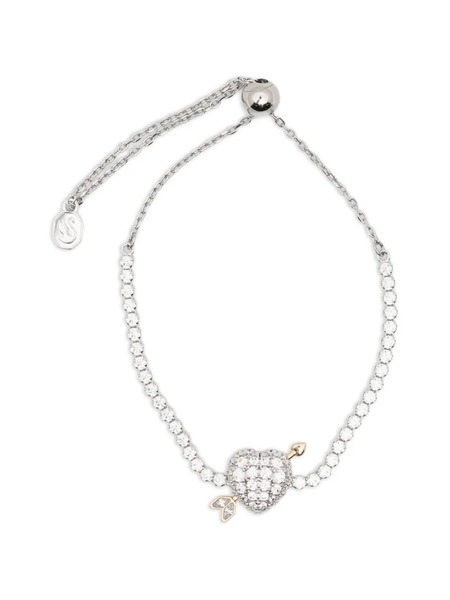  Swarovski Idyllia Heart-charm Bracelet - Silver 