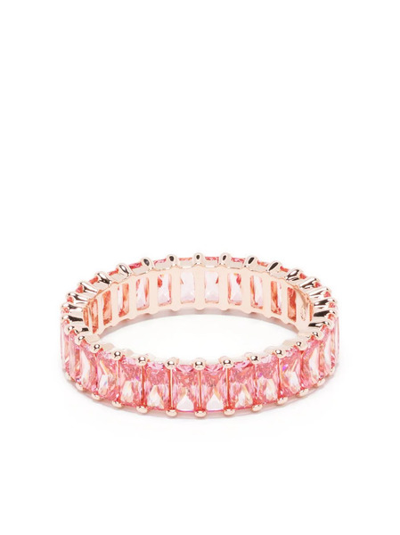  Swarovski Matrix Crystal-embellished Ring - Pink 