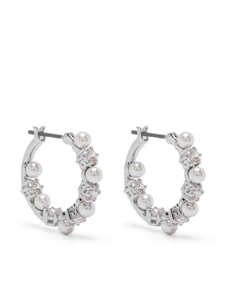  Swarovski Matrix Drop Earrings - Silver 