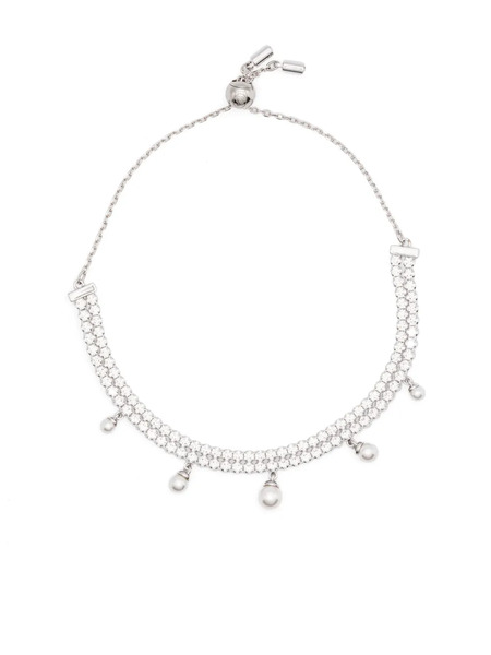  Swarovski Pearl-embellished Bracelet - Silver 