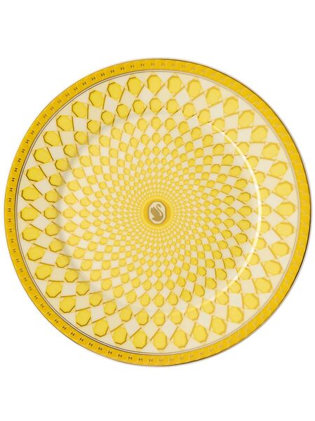  Swarovski Signum Plate (18cm) - Yellow 