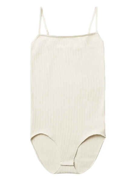  Swedish Stockings Ribbed Seamless Body - Neutrals 