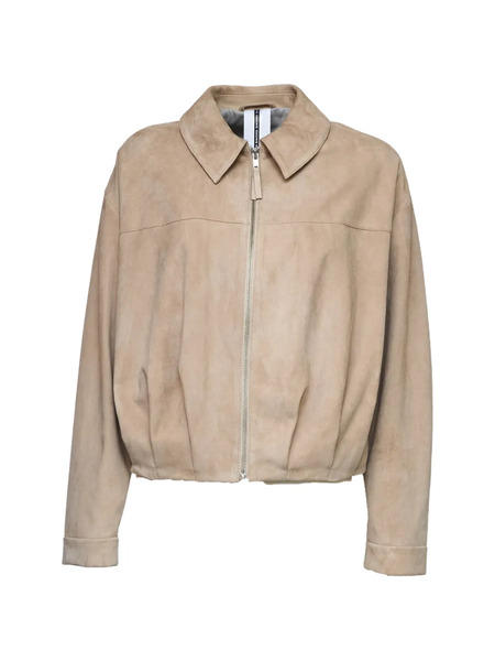  Sword Collared Zip-up Jacket - Neutrals 