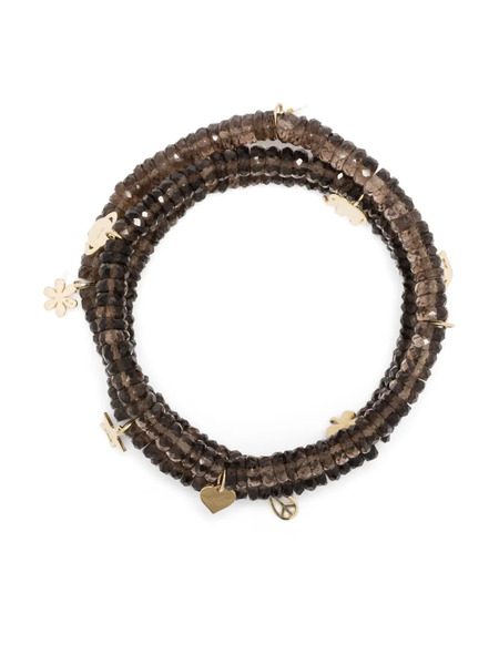  Sydney Evan 14kt Gold Tiny Pure Icon Topaz Bracelet 