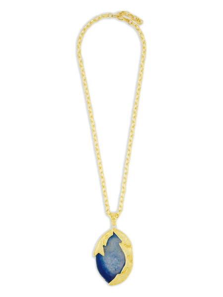  Sylvia Toledano Spellbound Agate-pendent Necklace - Gold 