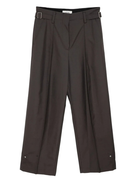  System Soft Volumed Trousers - Brown 
