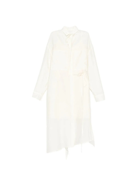  System Tie-neck Pocket Dress - Neutrals 