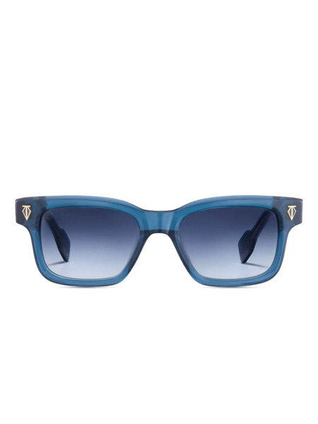  T Henri Eyewear Rectangle-frame Sunglasses - Blue 