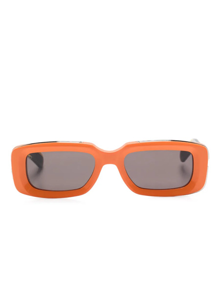  T Henri Eyewear Rectangle-frame Sunglasses - Orange 