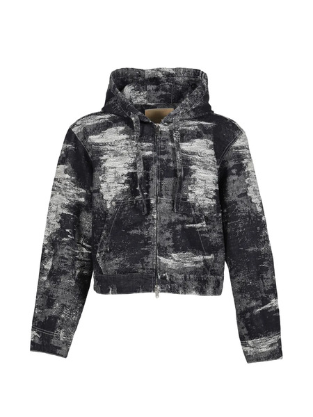  Taakk Zip-up Hooded Jacket - Black 