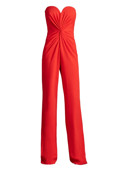  Tadashi Shoji Strapless Jumpsuit - Red 