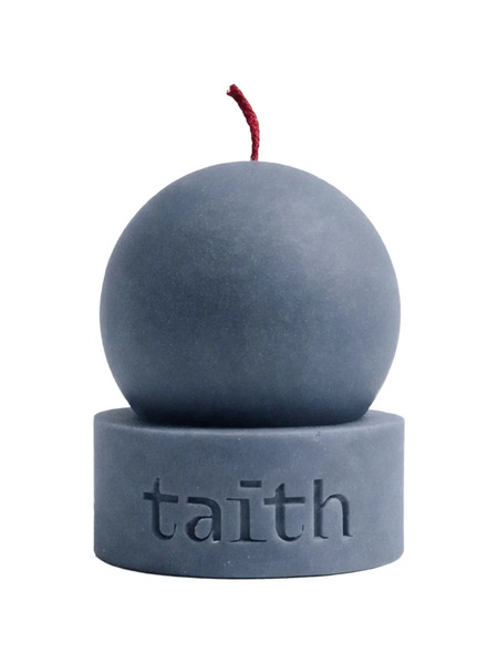  Taith Lulu Sphere Candle - Blue 